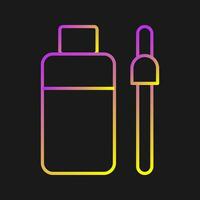 Bottle and Dropper Vector Icon