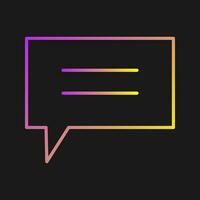 Messaging Vector Icon