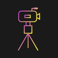 Camera on Stand Vector Icon