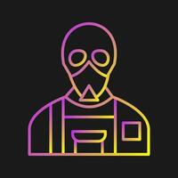 Gas Mask Vector Icon