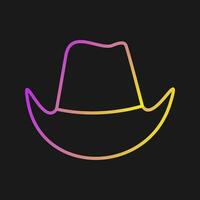 Cowboy Hat Vector Icon