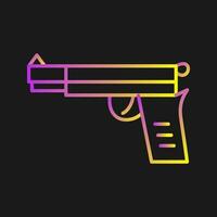 icono de vector de pistola