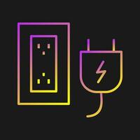 Plug and Socket Vector Icon