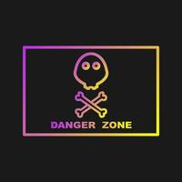 Danger Zone Vector Icon