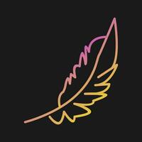 Feather Vector Icon