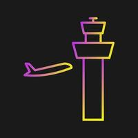 Air Control Tower Vector Icon