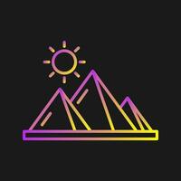 Pyramid Vector Icon