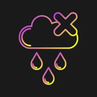 No Rain Vector Icon