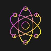 Atom Structure Vector Icon