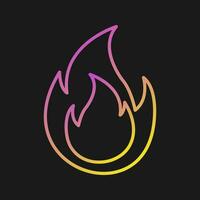 Flame Vector Icon