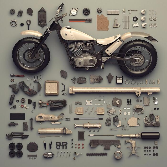 Motorbike Parts Stock Photos, Images and Backgrounds for Free Download