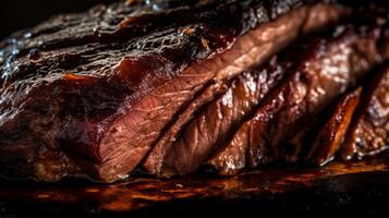 American barbecue beef Illustration photo