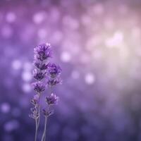 lavanda campo antecedentes. ilustración ai generativo foto