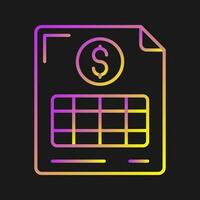 Invoice Vector Icon