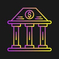 Bank Building Vector Icon