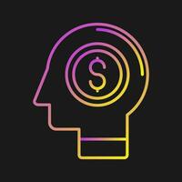 Money Thinking Vector Icon