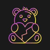 Teddy Bear Vector Icon