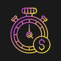 Time Of Money Vector Icon