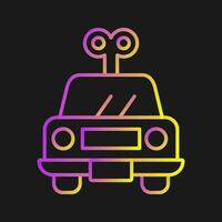 icono de vector de juguete de coche