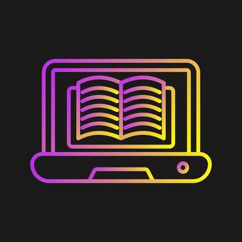 icono de vector de estudio