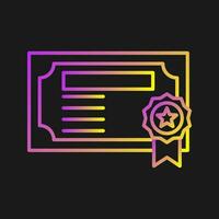 Certificate Vector Icon