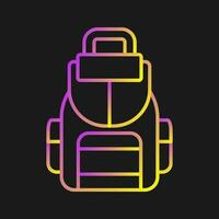 Backpack Vector Icon