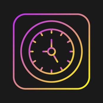 icono de vector de reloj