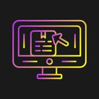 Digital Booking Vector Icon