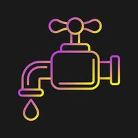 Water Faucet Vector Icon