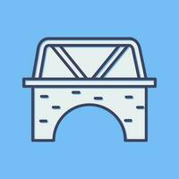 icono de vector de puente