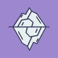 Iceberg Vector Icon