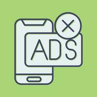 AD Block Vector Icon