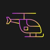 Helicopter Vector Icon