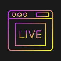 Live Vector Icon