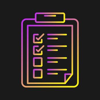 icono de vector de lista