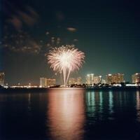 New Year fireworks. Illustration photo