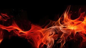 Fire background. Illustration photo