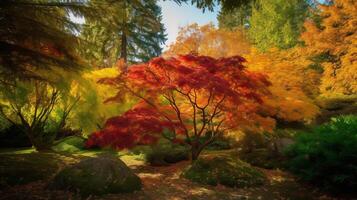 Autumn natural background. Illustration photo