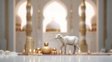 Eid al Adha Holiday Background. Illustration photo