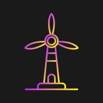 Windmill Vector Icon