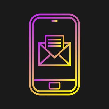 icono de vector de mensaje