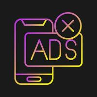 AD Block Vector Icon