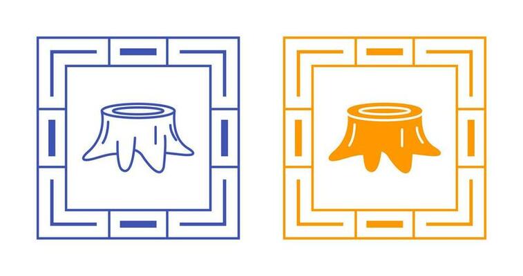 Stump Vector Icon