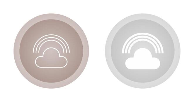 icono de vector de nube