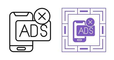 AD Block Vector Icon