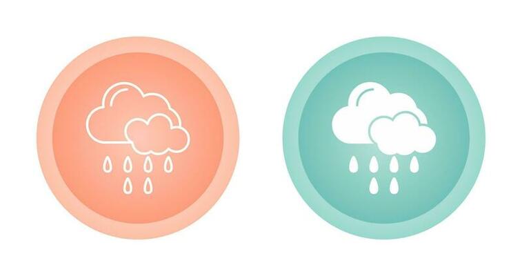 Rain Vector Icon