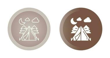 Tent Vector Icon