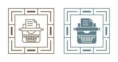 Typewriter Vector Icon