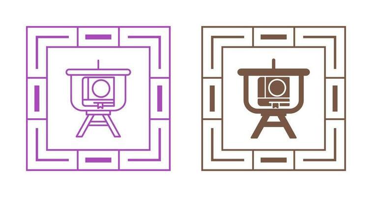 Education Presentation Vector Icon