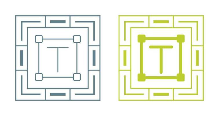 Text Vector Icon